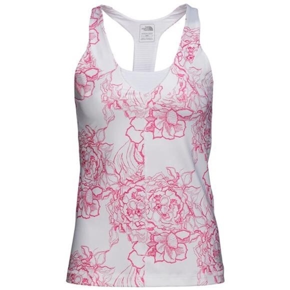 NORTH FACE Tadasana Printed Built In Bra Sport Tank Top M - Picture 9 of 9